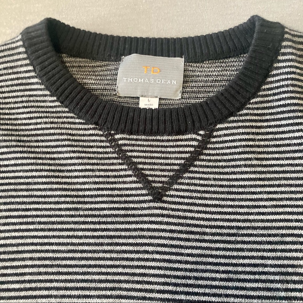 Thomas Dean Merino Blend Sweater